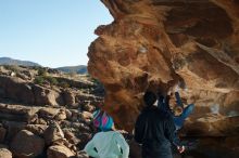 Bouldering in Hueco Tanks on 01/01/2020 with Blue Lizard Climbing and Yoga

Filename: SRM_20200101_1110500.jpg
Aperture: f/5.6
Shutter Speed: 1/250
Body: Canon EOS-1D Mark II
Lens: Canon EF 50mm f/1.8 II