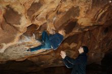 Bouldering in Hueco Tanks on 01/01/2020 with Blue Lizard Climbing and Yoga

Filename: SRM_20200101_1115090.jpg
Aperture: f/5.6
Shutter Speed: 1/250
Body: Canon EOS-1D Mark II
Lens: Canon EF 50mm f/1.8 II