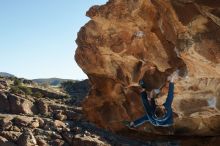 Bouldering in Hueco Tanks on 01/01/2020 with Blue Lizard Climbing and Yoga

Filename: SRM_20200101_1119270.jpg
Aperture: f/5.6
Shutter Speed: 1/250
Body: Canon EOS-1D Mark II
Lens: Canon EF 50mm f/1.8 II