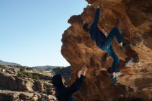 Bouldering in Hueco Tanks on 01/01/2020 with Blue Lizard Climbing and Yoga

Filename: SRM_20200101_1119480.jpg
Aperture: f/5.6
Shutter Speed: 1/250
Body: Canon EOS-1D Mark II
Lens: Canon EF 50mm f/1.8 II