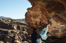 Bouldering in Hueco Tanks on 01/01/2020 with Blue Lizard Climbing and Yoga

Filename: SRM_20200101_1121250.jpg
Aperture: f/5.6
Shutter Speed: 1/250
Body: Canon EOS-1D Mark II
Lens: Canon EF 50mm f/1.8 II