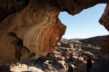 Bouldering in Hueco Tanks on 01/01/2020 with Blue Lizard Climbing and Yoga

Filename: SRM_20200101_1132280.jpg
Aperture: f/8.0
Shutter Speed: 1/250
Body: Canon EOS-1D Mark II
Lens: Canon EF 16-35mm f/2.8 L