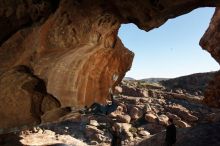 Bouldering in Hueco Tanks on 01/01/2020 with Blue Lizard Climbing and Yoga

Filename: SRM_20200101_1132430.jpg
Aperture: f/8.0
Shutter Speed: 1/250
Body: Canon EOS-1D Mark II
Lens: Canon EF 16-35mm f/2.8 L