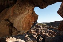 Bouldering in Hueco Tanks on 01/01/2020 with Blue Lizard Climbing and Yoga

Filename: SRM_20200101_1133100.jpg
Aperture: f/8.0
Shutter Speed: 1/250
Body: Canon EOS-1D Mark II
Lens: Canon EF 16-35mm f/2.8 L