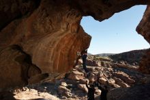 Bouldering in Hueco Tanks on 01/01/2020 with Blue Lizard Climbing and Yoga

Filename: SRM_20200101_1133110.jpg
Aperture: f/8.0
Shutter Speed: 1/250
Body: Canon EOS-1D Mark II
Lens: Canon EF 16-35mm f/2.8 L