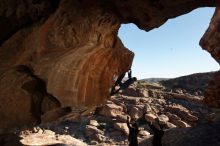 Bouldering in Hueco Tanks on 01/01/2020 with Blue Lizard Climbing and Yoga

Filename: SRM_20200101_1133140.jpg
Aperture: f/8.0
Shutter Speed: 1/250
Body: Canon EOS-1D Mark II
Lens: Canon EF 16-35mm f/2.8 L