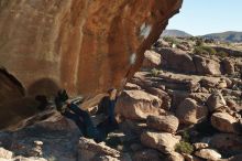 Bouldering in Hueco Tanks on 01/01/2020 with Blue Lizard Climbing and Yoga

Filename: SRM_20200101_1137520.jpg
Aperture: f/8.0
Shutter Speed: 1/250
Body: Canon EOS-1D Mark II
Lens: Canon EF 50mm f/1.8 II