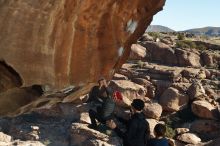 Bouldering in Hueco Tanks on 01/01/2020 with Blue Lizard Climbing and Yoga

Filename: SRM_20200101_1140060.jpg
Aperture: f/8.0
Shutter Speed: 1/250
Body: Canon EOS-1D Mark II
Lens: Canon EF 50mm f/1.8 II