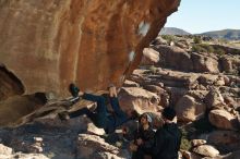 Bouldering in Hueco Tanks on 01/01/2020 with Blue Lizard Climbing and Yoga

Filename: SRM_20200101_1140390.jpg
Aperture: f/8.0
Shutter Speed: 1/250
Body: Canon EOS-1D Mark II
Lens: Canon EF 50mm f/1.8 II