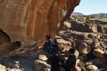 Bouldering in Hueco Tanks on 01/01/2020 with Blue Lizard Climbing and Yoga

Filename: SRM_20200101_1141220.jpg
Aperture: f/8.0
Shutter Speed: 1/250
Body: Canon EOS-1D Mark II
Lens: Canon EF 50mm f/1.8 II