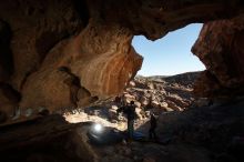 Bouldering in Hueco Tanks on 01/01/2020 with Blue Lizard Climbing and Yoga

Filename: SRM_20200101_1149450.jpg
Aperture: f/8.0
Shutter Speed: 1/250
Body: Canon EOS-1D Mark II
Lens: Canon EF 16-35mm f/2.8 L