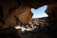 Bouldering in Hueco Tanks on 01/01/2020 with Blue Lizard Climbing and Yoga

Filename: SRM_20200101_1157340.jpg
Aperture: f/8.0
Shutter Speed: 1/250
Body: Canon EOS-1D Mark II
Lens: Canon EF 16-35mm f/2.8 L