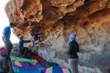 Bouldering in Hueco Tanks on 01/01/2020 with Blue Lizard Climbing and Yoga

Filename: SRM_20200101_1457540.jpg
Aperture: f/5.6
Shutter Speed: 1/250
Body: Canon EOS-1D Mark II
Lens: Canon EF 16-35mm f/2.8 L