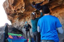 Bouldering in Hueco Tanks on 01/01/2020 with Blue Lizard Climbing and Yoga

Filename: SRM_20200101_1459180.jpg
Aperture: f/5.6
Shutter Speed: 1/250
Body: Canon EOS-1D Mark II
Lens: Canon EF 16-35mm f/2.8 L