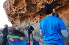 Bouldering in Hueco Tanks on 01/01/2020 with Blue Lizard Climbing and Yoga

Filename: SRM_20200101_1459270.jpg
Aperture: f/5.6
Shutter Speed: 1/250
Body: Canon EOS-1D Mark II
Lens: Canon EF 16-35mm f/2.8 L