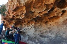 Bouldering in Hueco Tanks on 01/01/2020 with Blue Lizard Climbing and Yoga

Filename: SRM_20200101_1516190.jpg
Aperture: f/5.6
Shutter Speed: 1/250
Body: Canon EOS-1D Mark II
Lens: Canon EF 16-35mm f/2.8 L