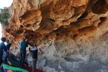 Bouldering in Hueco Tanks on 01/01/2020 with Blue Lizard Climbing and Yoga

Filename: SRM_20200101_1517090.jpg
Aperture: f/5.6
Shutter Speed: 1/250
Body: Canon EOS-1D Mark II
Lens: Canon EF 16-35mm f/2.8 L