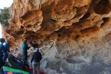 Bouldering in Hueco Tanks on 01/01/2020 with Blue Lizard Climbing and Yoga

Filename: SRM_20200101_1517130.jpg
Aperture: f/5.6
Shutter Speed: 1/250
Body: Canon EOS-1D Mark II
Lens: Canon EF 16-35mm f/2.8 L