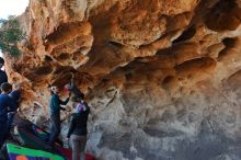 Bouldering in Hueco Tanks on 01/01/2020 with Blue Lizard Climbing and Yoga

Filename: SRM_20200101_1517190.jpg
Aperture: f/5.6
Shutter Speed: 1/250
Body: Canon EOS-1D Mark II
Lens: Canon EF 16-35mm f/2.8 L