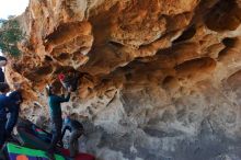 Bouldering in Hueco Tanks on 01/01/2020 with Blue Lizard Climbing and Yoga

Filename: SRM_20200101_1517250.jpg
Aperture: f/5.6
Shutter Speed: 1/250
Body: Canon EOS-1D Mark II
Lens: Canon EF 16-35mm f/2.8 L