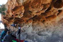 Bouldering in Hueco Tanks on 01/01/2020 with Blue Lizard Climbing and Yoga

Filename: SRM_20200101_1519050.jpg
Aperture: f/5.6
Shutter Speed: 1/250
Body: Canon EOS-1D Mark II
Lens: Canon EF 16-35mm f/2.8 L