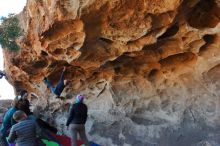 Bouldering in Hueco Tanks on 01/01/2020 with Blue Lizard Climbing and Yoga

Filename: SRM_20200101_1519110.jpg
Aperture: f/5.6
Shutter Speed: 1/250
Body: Canon EOS-1D Mark II
Lens: Canon EF 16-35mm f/2.8 L