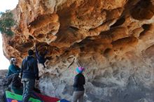 Bouldering in Hueco Tanks on 01/01/2020 with Blue Lizard Climbing and Yoga

Filename: SRM_20200101_1521080.jpg
Aperture: f/5.6
Shutter Speed: 1/250
Body: Canon EOS-1D Mark II
Lens: Canon EF 16-35mm f/2.8 L