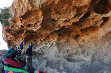 Bouldering in Hueco Tanks on 01/01/2020 with Blue Lizard Climbing and Yoga

Filename: SRM_20200101_1527180.jpg
Aperture: f/5.6
Shutter Speed: 1/250
Body: Canon EOS-1D Mark II
Lens: Canon EF 16-35mm f/2.8 L