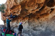 Bouldering in Hueco Tanks on 01/01/2020 with Blue Lizard Climbing and Yoga

Filename: SRM_20200101_1529270.jpg
Aperture: f/5.6
Shutter Speed: 1/250
Body: Canon EOS-1D Mark II
Lens: Canon EF 16-35mm f/2.8 L