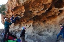 Bouldering in Hueco Tanks on 01/01/2020 with Blue Lizard Climbing and Yoga

Filename: SRM_20200101_1533170.jpg
Aperture: f/5.6
Shutter Speed: 1/250
Body: Canon EOS-1D Mark II
Lens: Canon EF 16-35mm f/2.8 L