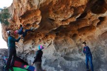 Bouldering in Hueco Tanks on 01/01/2020 with Blue Lizard Climbing and Yoga

Filename: SRM_20200101_1533230.jpg
Aperture: f/5.6
Shutter Speed: 1/250
Body: Canon EOS-1D Mark II
Lens: Canon EF 16-35mm f/2.8 L