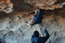 Bouldering in Hueco Tanks on 01/01/2020 with Blue Lizard Climbing and Yoga

Filename: SRM_20200101_1555120.jpg
Aperture: f/4.5
Shutter Speed: 1/250
Body: Canon EOS-1D Mark II
Lens: Canon EF 50mm f/1.8 II