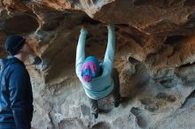 Bouldering in Hueco Tanks on 01/01/2020 with Blue Lizard Climbing and Yoga

Filename: SRM_20200101_1558510.jpg
Aperture: f/4.5
Shutter Speed: 1/250
Body: Canon EOS-1D Mark II
Lens: Canon EF 50mm f/1.8 II