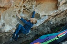 Bouldering in Hueco Tanks on 01/01/2020 with Blue Lizard Climbing and Yoga

Filename: SRM_20200101_1631040.jpg
Aperture: f/2.8
Shutter Speed: 1/250
Body: Canon EOS-1D Mark II
Lens: Canon EF 50mm f/1.8 II