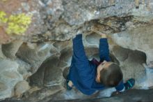 Bouldering in Hueco Tanks on 01/01/2020 with Blue Lizard Climbing and Yoga

Filename: SRM_20200101_1639220.jpg
Aperture: f/3.2
Shutter Speed: 1/250
Body: Canon EOS-1D Mark II
Lens: Canon EF 50mm f/1.8 II