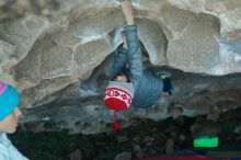 Bouldering in Hueco Tanks on 01/01/2020 with Blue Lizard Climbing and Yoga

Filename: SRM_20200101_1640480.jpg
Aperture: f/2.8
Shutter Speed: 1/250
Body: Canon EOS-1D Mark II
Lens: Canon EF 50mm f/1.8 II