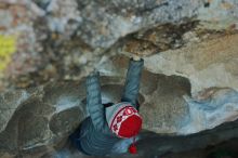 Bouldering in Hueco Tanks on 01/01/2020 with Blue Lizard Climbing and Yoga

Filename: SRM_20200101_1640560.jpg
Aperture: f/3.5
Shutter Speed: 1/250
Body: Canon EOS-1D Mark II
Lens: Canon EF 50mm f/1.8 II