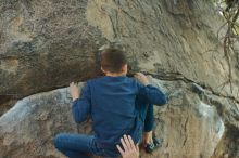 Bouldering in Hueco Tanks on 01/01/2020 with Blue Lizard Climbing and Yoga

Filename: SRM_20200101_1743370.jpg
Aperture: f/2.5
Shutter Speed: 1/250
Body: Canon EOS-1D Mark II
Lens: Canon EF 50mm f/1.8 II