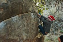 Bouldering in Hueco Tanks on 01/01/2020 with Blue Lizard Climbing and Yoga

Filename: SRM_20200101_1746570.jpg
Aperture: f/3.2
Shutter Speed: 1/200
Body: Canon EOS-1D Mark II
Lens: Canon EF 50mm f/1.8 II