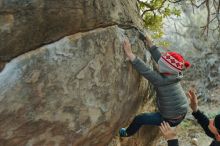 Bouldering in Hueco Tanks on 01/01/2020 with Blue Lizard Climbing and Yoga

Filename: SRM_20200101_1747180.jpg
Aperture: f/2.8
Shutter Speed: 1/200
Body: Canon EOS-1D Mark II
Lens: Canon EF 50mm f/1.8 II