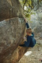 Bouldering in Hueco Tanks on 01/01/2020 with Blue Lizard Climbing and Yoga

Filename: SRM_20200101_1753120.jpg
Aperture: f/2.8
Shutter Speed: 1/200
Body: Canon EOS-1D Mark II
Lens: Canon EF 50mm f/1.8 II