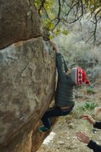 Bouldering in Hueco Tanks on 01/01/2020 with Blue Lizard Climbing and Yoga

Filename: SRM_20200101_1755030.jpg
Aperture: f/3.2
Shutter Speed: 1/200
Body: Canon EOS-1D Mark II
Lens: Canon EF 50mm f/1.8 II