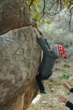 Bouldering in Hueco Tanks on 01/01/2020 with Blue Lizard Climbing and Yoga

Filename: SRM_20200101_1755040.jpg
Aperture: f/2.8
Shutter Speed: 1/200
Body: Canon EOS-1D Mark II
Lens: Canon EF 50mm f/1.8 II