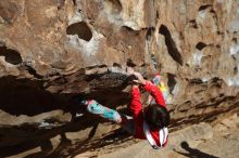 Bouldering in Hueco Tanks on 01/03/2020 with Blue Lizard Climbing and Yoga

Filename: SRM_20200103_1047060.jpg
Aperture: f/5.6
Shutter Speed: 1/400
Body: Canon EOS-1D Mark II
Lens: Canon EF 50mm f/1.8 II