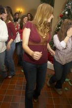 Emily Skipper dancing at the Alpha Delta Pi Christmas party, Sunday, December 10, 2006.

Filename: SRM_20061210_1821421.jpg
Aperture: f/5.0
Shutter Speed: 1/100
Body: Canon EOS 20D
Lens: Canon EF-S 18-55mm f/3.5-5.6