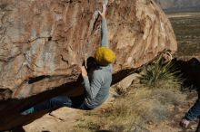 Bouldering in Hueco Tanks on 01/03/2020 with Blue Lizard Climbing and Yoga

Filename: SRM_20200103_1116210.jpg
Aperture: f/6.3
Shutter Speed: 1/400
Body: Canon EOS-1D Mark II
Lens: Canon EF 50mm f/1.8 II