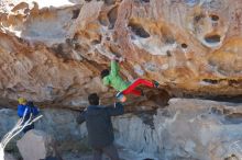 Bouldering in Hueco Tanks on 01/03/2020 with Blue Lizard Climbing and Yoga

Filename: SRM_20200103_1147260.jpg
Aperture: f/4.5
Shutter Speed: 1/250
Body: Canon EOS-1D Mark II
Lens: Canon EF 50mm f/1.8 II