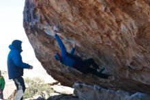 Bouldering in Hueco Tanks on 01/03/2020 with Blue Lizard Climbing and Yoga

Filename: SRM_20200103_1156210.jpg
Aperture: f/5.0
Shutter Speed: 1/320
Body: Canon EOS-1D Mark II
Lens: Canon EF 50mm f/1.8 II