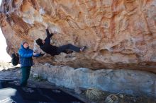 Bouldering in Hueco Tanks on 01/03/2020 with Blue Lizard Climbing and Yoga

Filename: SRM_20200103_1207420.jpg
Aperture: f/5.6
Shutter Speed: 1/320
Body: Canon EOS-1D Mark II
Lens: Canon EF 16-35mm f/2.8 L