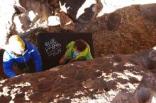 Bouldering in Hueco Tanks on 01/03/2020 with Blue Lizard Climbing and Yoga

Filename: SRM_20200103_1235040.jpg
Aperture: f/6.3
Shutter Speed: 1/250
Body: Canon EOS-1D Mark II
Lens: Canon EF 16-35mm f/2.8 L